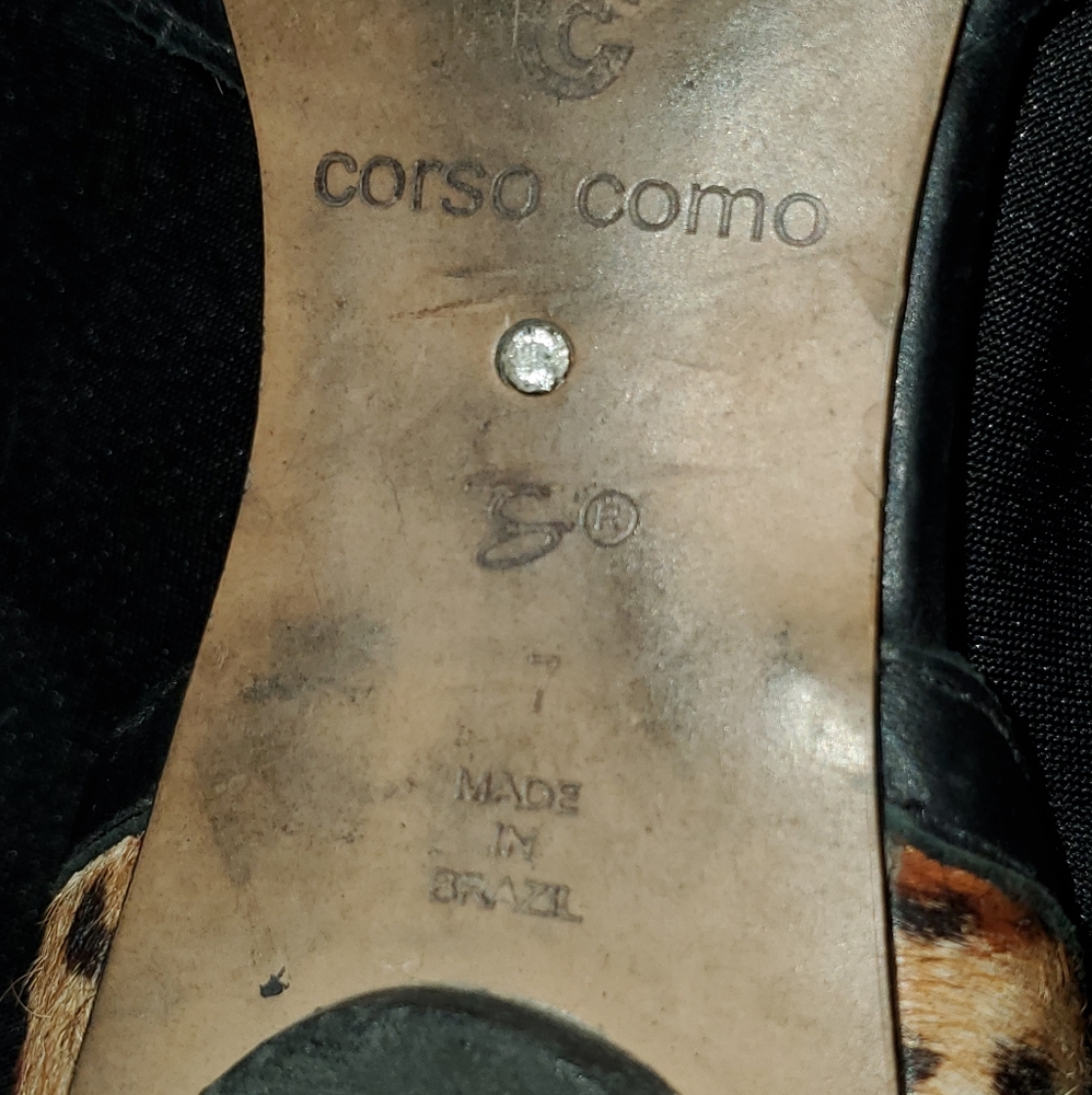 Leopard Print Flats With Studs - image 5